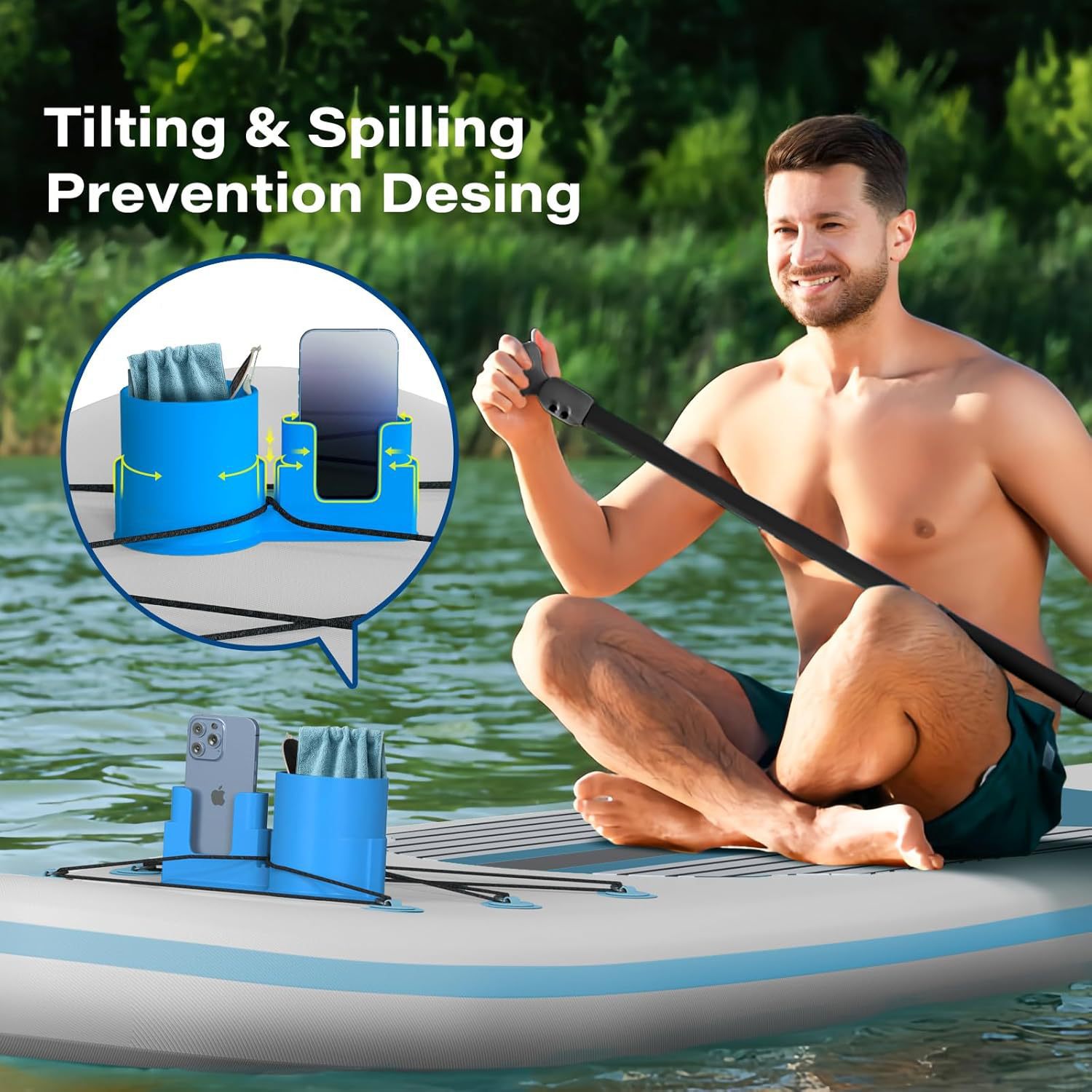 Fishing Boat Anchor - Penyangga Minuman Kayak, Penyangga Ponsel untuk