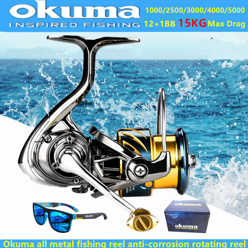 Okuma Reel Pancing Logam Penuh - Abu Garcia Reel Max ulasan dan harga