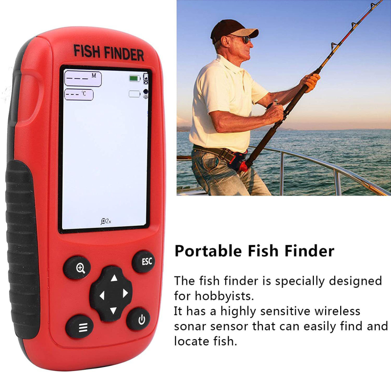Pencari Ikan Nirkabel Sensor S - Fishing Boat Depth Finder ulasan dan harga