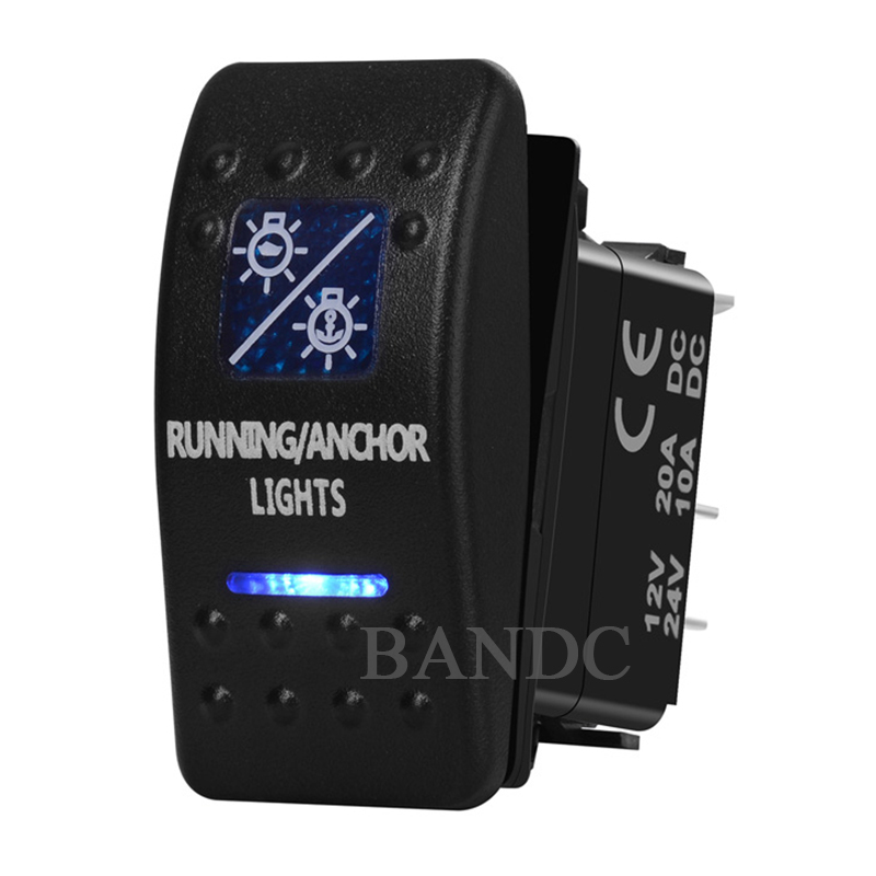 Lampu Led biru sakelar navigas - Fishing Boat Anchor ulasan dan harga