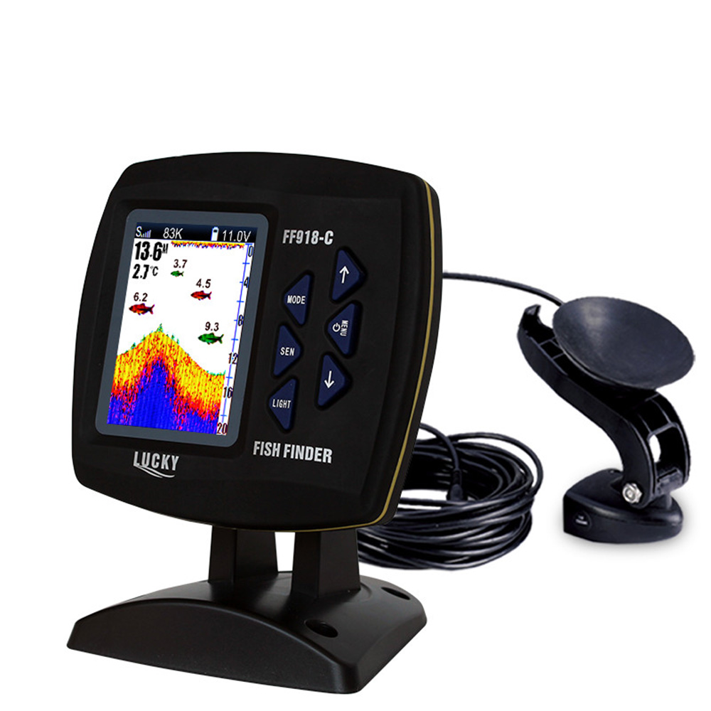 Pencari ikan kabel frekuensi g - Fishing Boat Depth Finder ulasan dan harga