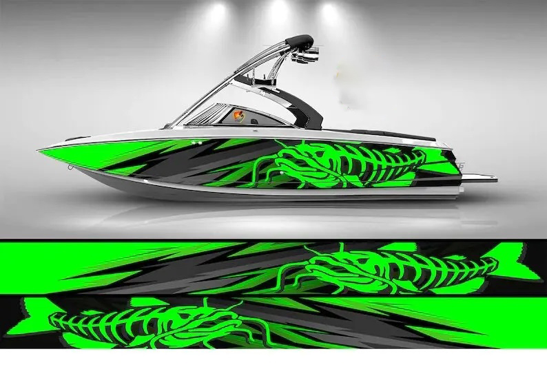 Camo hitam dan putih ikan Marl - Fishing Boat Trailer ulasan dan harga